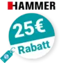 25€ HAMMER Rabatt – Newsletter
