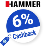 6% HAMMER Rabatt – Cashback