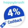 4% happybrush Rabatt – Cashback