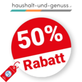 50% Haushalt-und-Genuss Rabatt – Sale