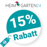 15% Heim und Garten 24 Rabatt – AUF ALLES