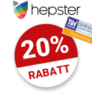 20% hepster Gutschein – Newsletter