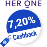7,20% HER ONE Rabatt – Cashback