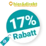 17% hier&direkt Rabatt – Im Jahresabo