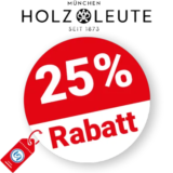 25% Holz-Leute Rabatt – Auf Besteck