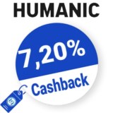 7,20% HUMANIC Rabatt – Cashback