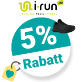 5% i-Run Gutschein – Treuebonus