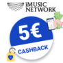 5€ iMusicnetwork Cashback