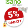 5% iSANO Gutschein