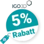 5% iGo3D Rabatt – Newsletter