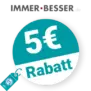 5€ immer-besser.de Rabatt – Newsletter