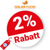 2% isolier-fuchs Rabatt – Bei Vorkasse