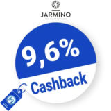 9,6% JARMINO Rabatt – Cashback