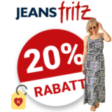 20% jeans-fritz Gutschein
