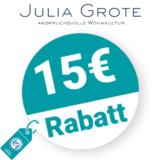 15€ Julia Grote Rabatt – Newsletter