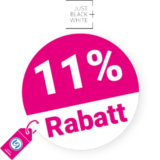 11% JUST BLACK + WHITE Gutschein – AUF ALLES