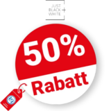 50% JUST BLACK + WHITE Rabatt – Sale
