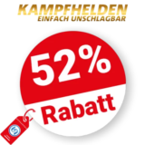 52% Kampfhelden Rabatt – Sale