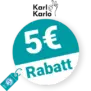 5€ Karl Karlo Rabatt – Newsletter