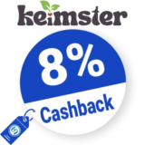 8% Keimster Rabatt – Cashback