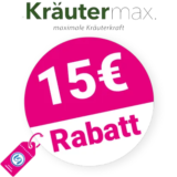 15€ Kräutermax Gutschein – AUF ALLES
