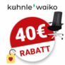 40€ kühnle’waiko Gutschein