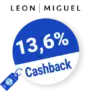 13,6% leonmiguel Rabatt – Cashback