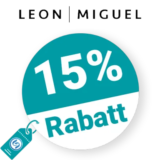 15% leonmiguel Rabatt – Newsletter