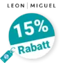 15% leonmiguel Rabatt – Newsletter