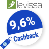 9,6% levissa Rabatt – Cashback