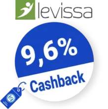 9,6% levissa Rabatt – Cashback