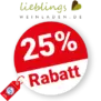 25% Lieblingsweinladen Rabatt – Sale