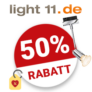 50% light11 Gutschein
