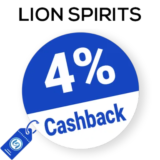 4% Lion Spirits Rabatt – Cashback