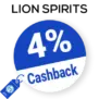 4% Lion Spirits Rabatt – Cashback