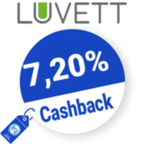 7,20% Luvett Rabatt – Cashback