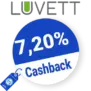 7,20% Luvett Rabatt – Cashback
