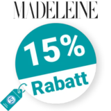 15% Madeleine Rabatt – Newsletter
