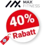 40% Max Fitness Rabatt – Sale