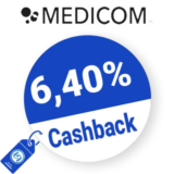 6,40% Medicom Rabatt – Cashback