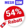 54% Mega SIM Rabatt – Auf green LTE 25 GB