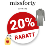 20% Missforty Gutschein auf Winterjacken