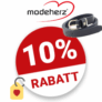 10% modeherz Gutschein – Newseltter