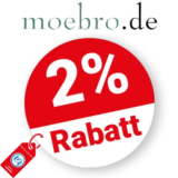 2% moebro Rabatt – Bei Vorkasse