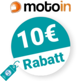 10€ motoin Rabatt – Newsletter