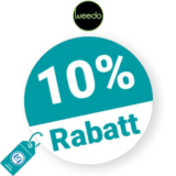 10% myWeedo Rabatt – Newsletter