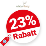 23% nahtur-design Rabatt – Sale