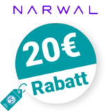 20€ Narwal Rabatt – Newsletter