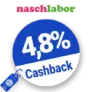 4,8% Naschlabor Rabatt – Cashback