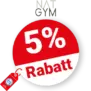 5% NATGYM Rabatt – Mengenrabatt